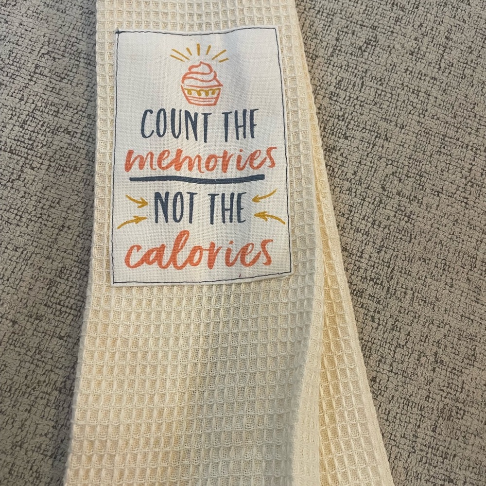 Gray and Cream Kitchen Towel boa - Picture 2 of 3